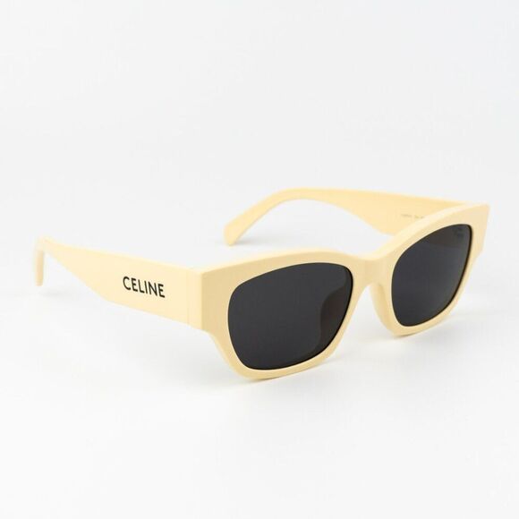 NEW Celine CL40197U 39A MONOCHROMS Light Brown Smoke Unisex Cat Eye Sunglasses main image 9